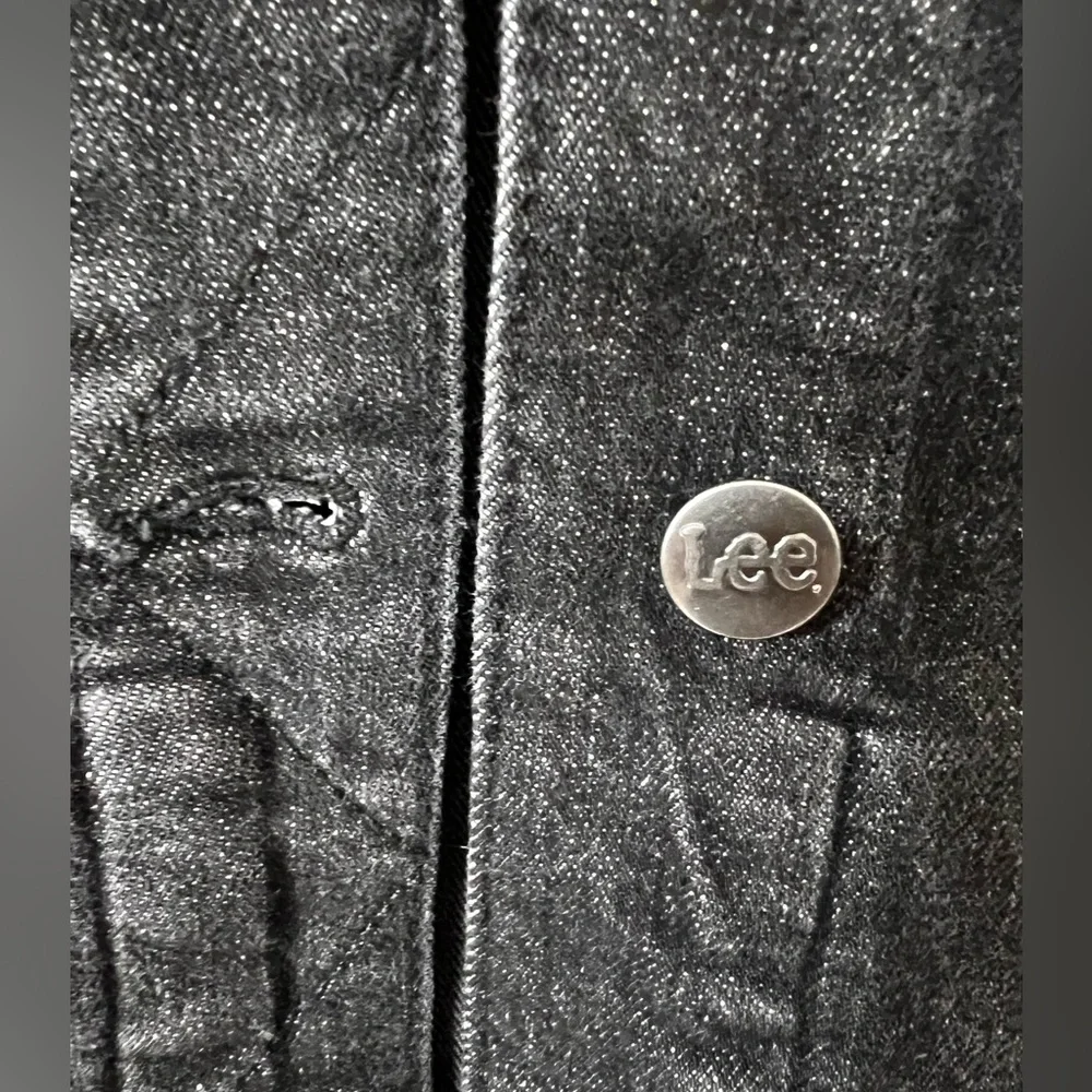 NEW Lee Women's Sz XXL Heritage Premium Stretch Classic Fit Black Denim Jacket - Picture 10 of 12